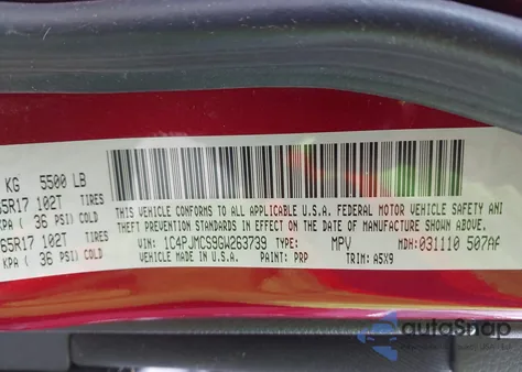 2016 Jeep Cherokee Latitude z USA, uszkodzony, nr VIN 1C4PJMCS9GW263739